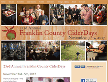 Tablet Screenshot of ciderdays.org